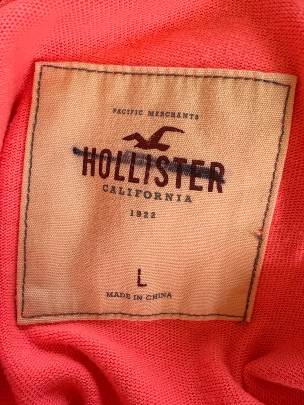 Hollister Coral Hoodie - Picture 6 of 6